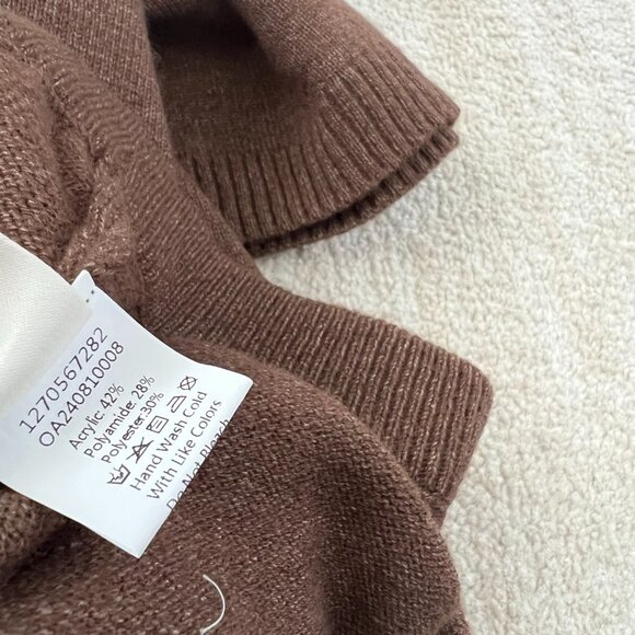 NWT Commense Two Piece Matching Sweater Wide Leg Pull On Pants Set M - Picture 13 of 13